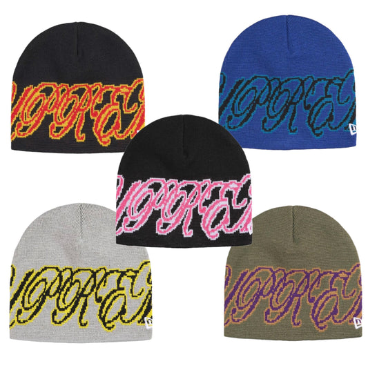 Supreme New Era Cursive Beanie