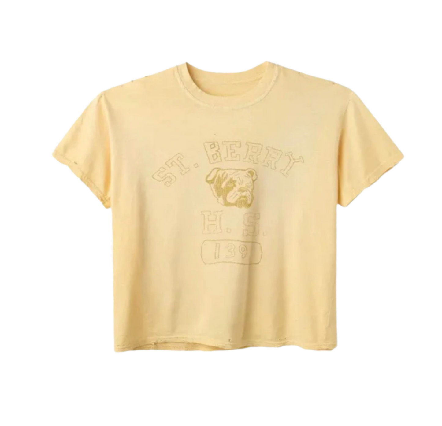 GV Gallery Raspberry Hills St Berry T-Shirt Yellow