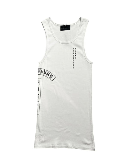GV Gallery Raspberry Hills Side Logo Tank White