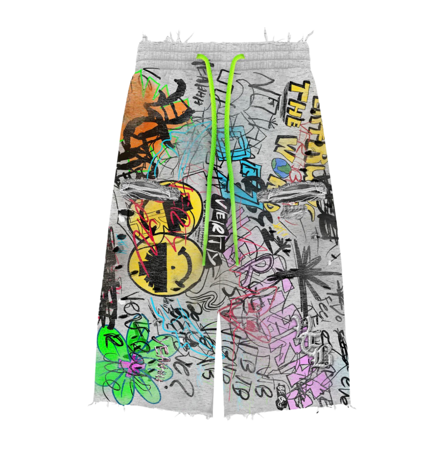 Vertabrae Detention Shorts Grey