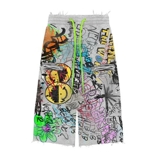 Vertabrae Detention Shorts Grey