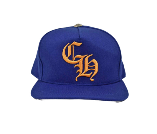 Chrome Hearts CH Logo Hat Blue/Orange