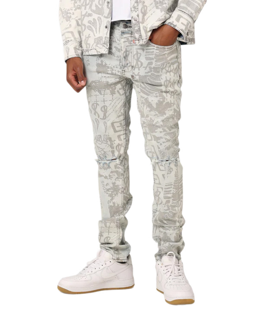 Ksubi Jeans Chitch Kollage Icey Light Wash