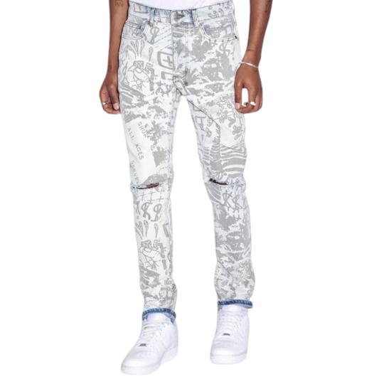 Ksubi Jeans Chitch Kollage Icey Blue