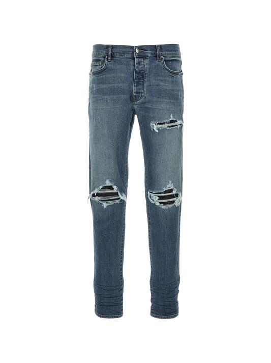 Amiri Jeans MX1 Leather Patch Dark Indigo