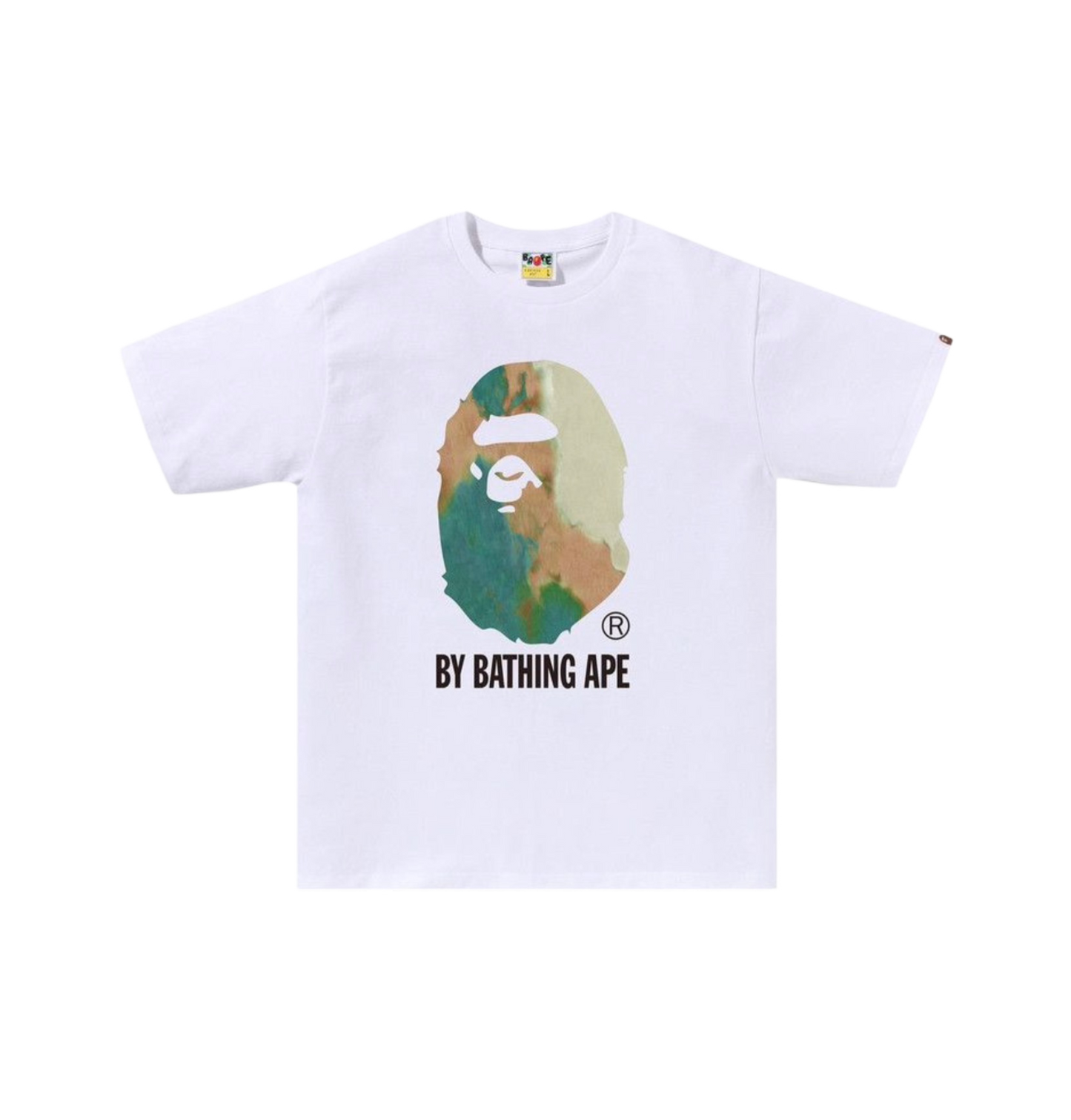 Bape Tie Dye By Bathing Ape T-Shirt White