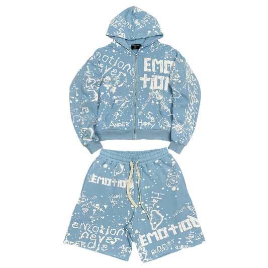Mixed Emotion Graffiti Set Blue