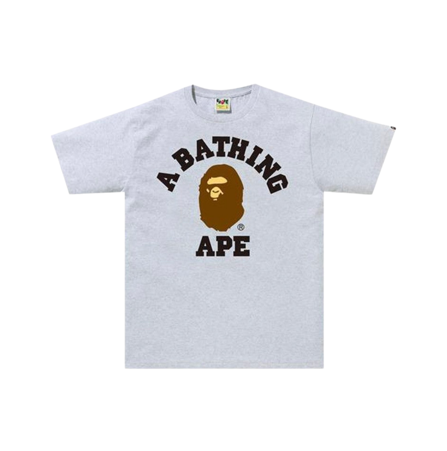 Bape College T-Shirt Ash Grey