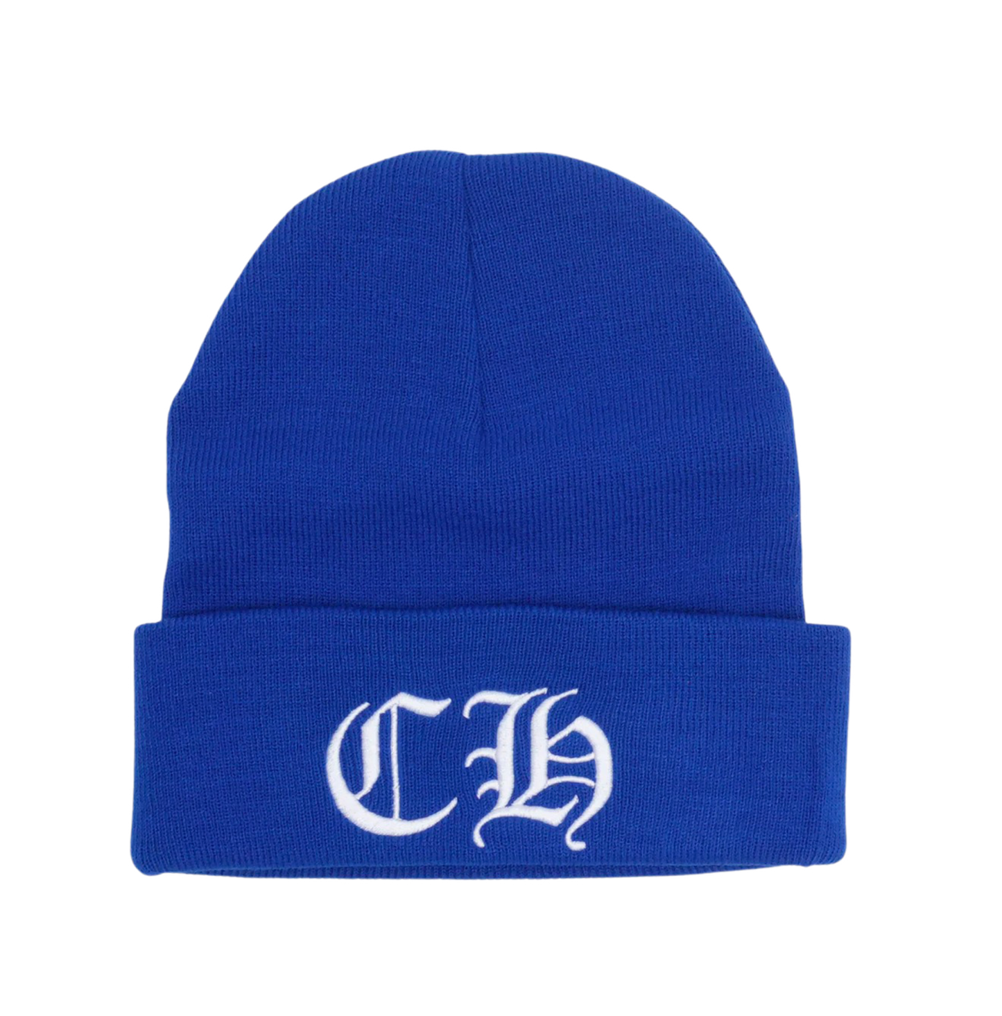 Chrome Hearts CH Logo Beanie Blue
