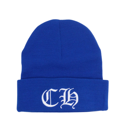 Chrome Hearts CH Logo Beanie Blue