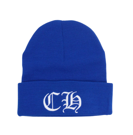 Chrome Hearts CH Logo Beanie Blue