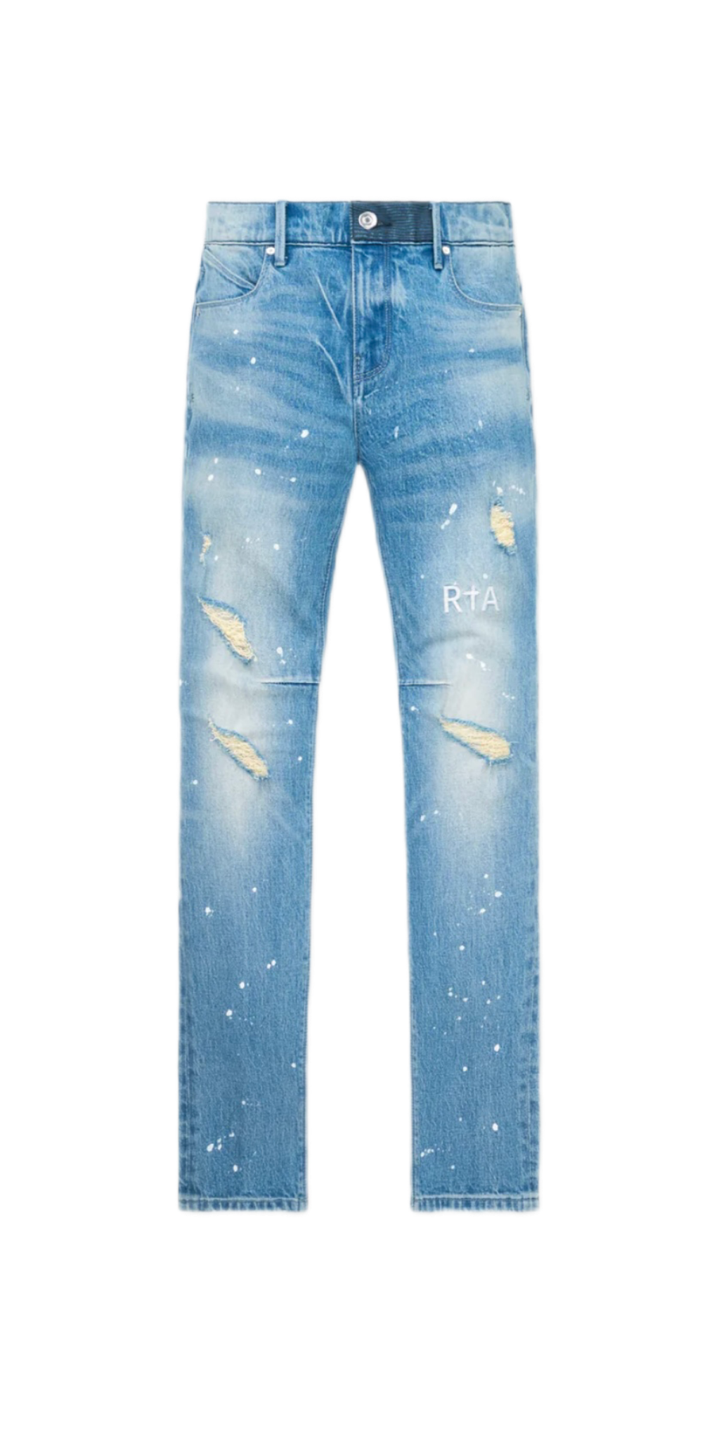 RTA Jeans Clayton Medium Blue Painted