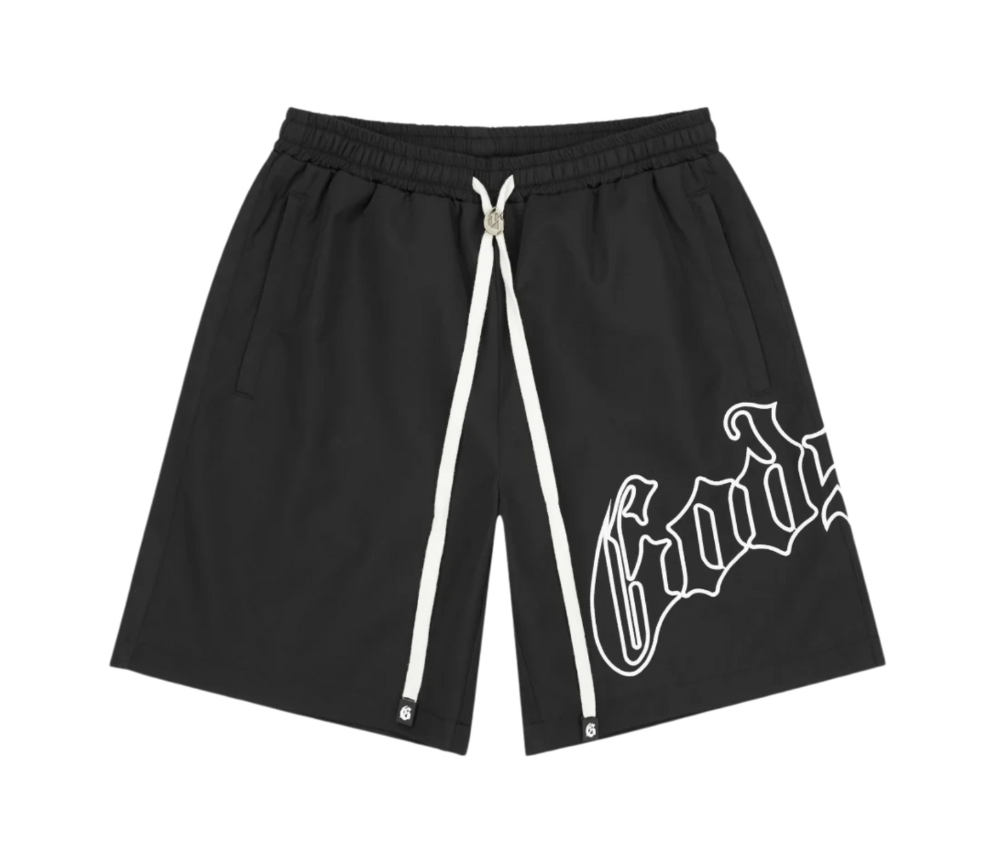 Godspeed OG Logo Nylon Shorts Black