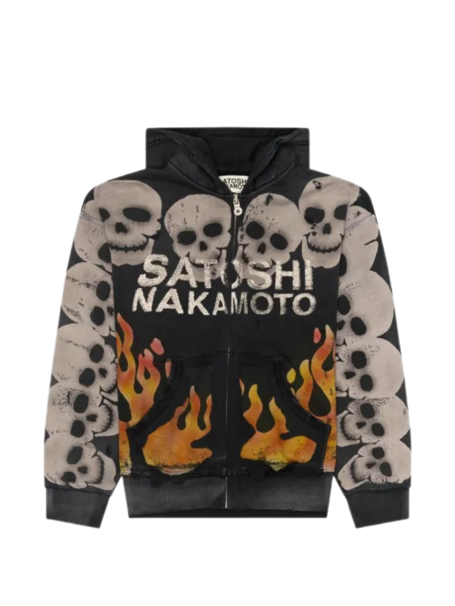 Satoshi Nakamoto Lost Boys Zip-Up Black