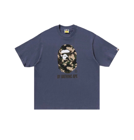 Bape Map Camo By Bathing Ape Relaxed Fit T-Shirt Blue
