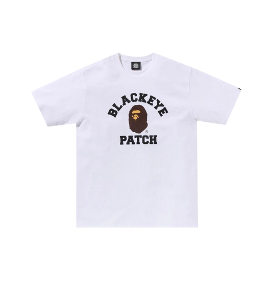 Bape Blackeye Patch College T-Shirt White
