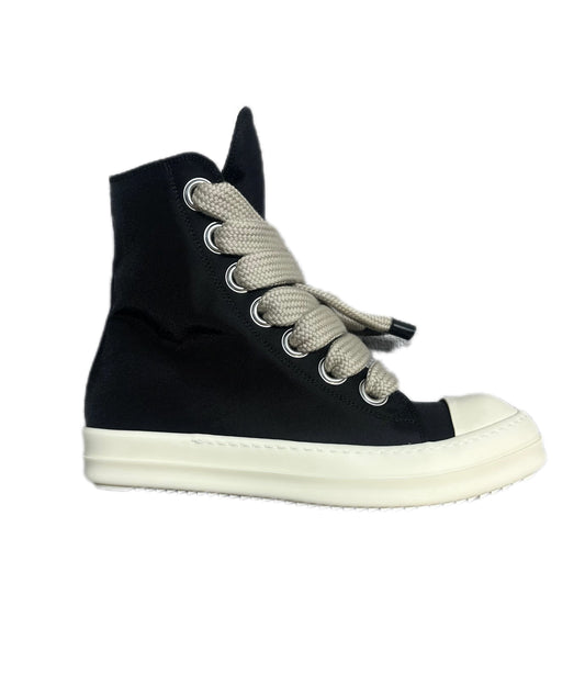 Rick Owens DRKSHDW Jumbo Lace High Nylon Black/Milk