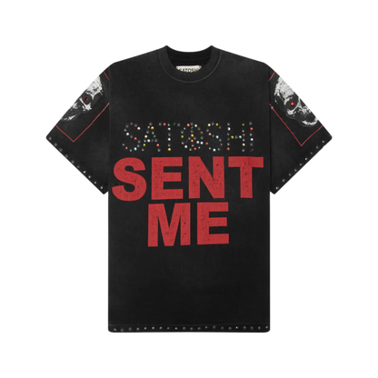 Satoshi Nakamoto Sent Me T-Shirt Black
