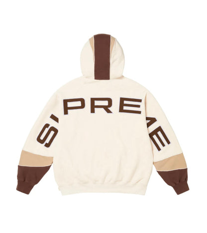 Supreme Paneled Hoodie Natural