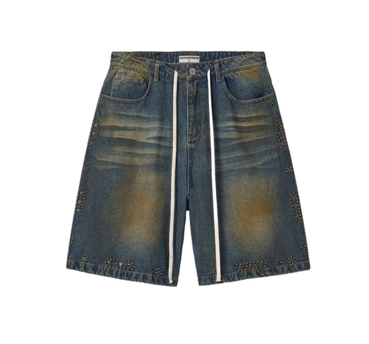Vale Forever Forged Jean Shorts Blue