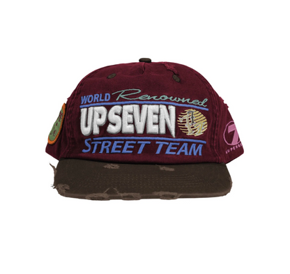 Up7 Intl Street Team Hat Burgundy/Brown
