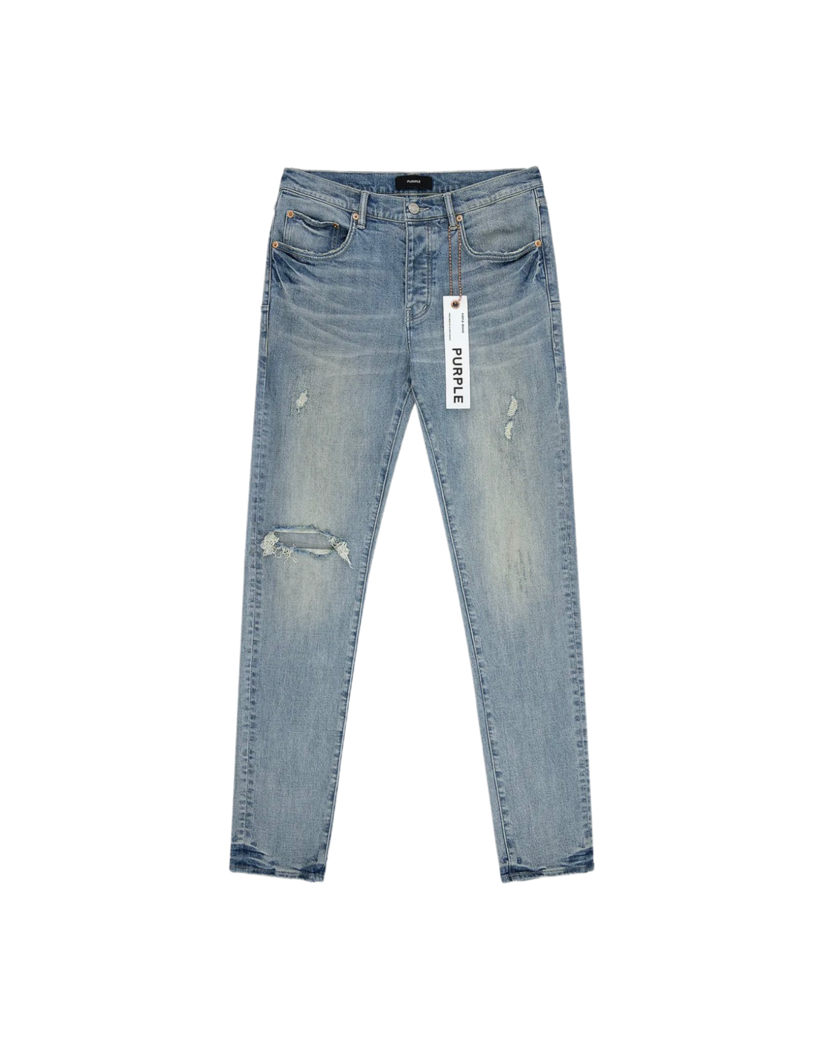 Purple Jeans Three Year Light Indigo