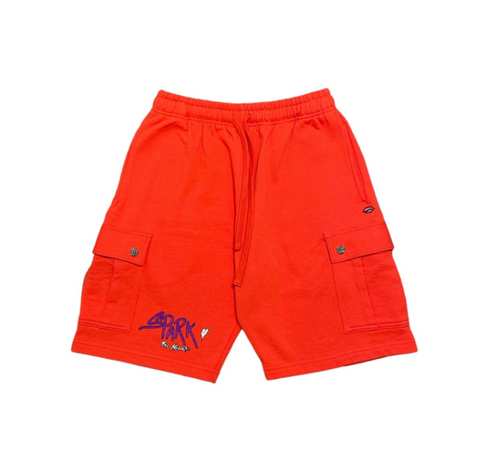 Chrome Hearts Matty Boy Sadistic Lipstick Shorts Red