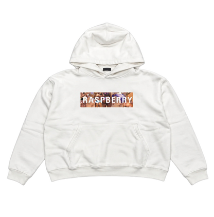 GV Gallery Raspberry Hills BBL Box Logo Hoodie White