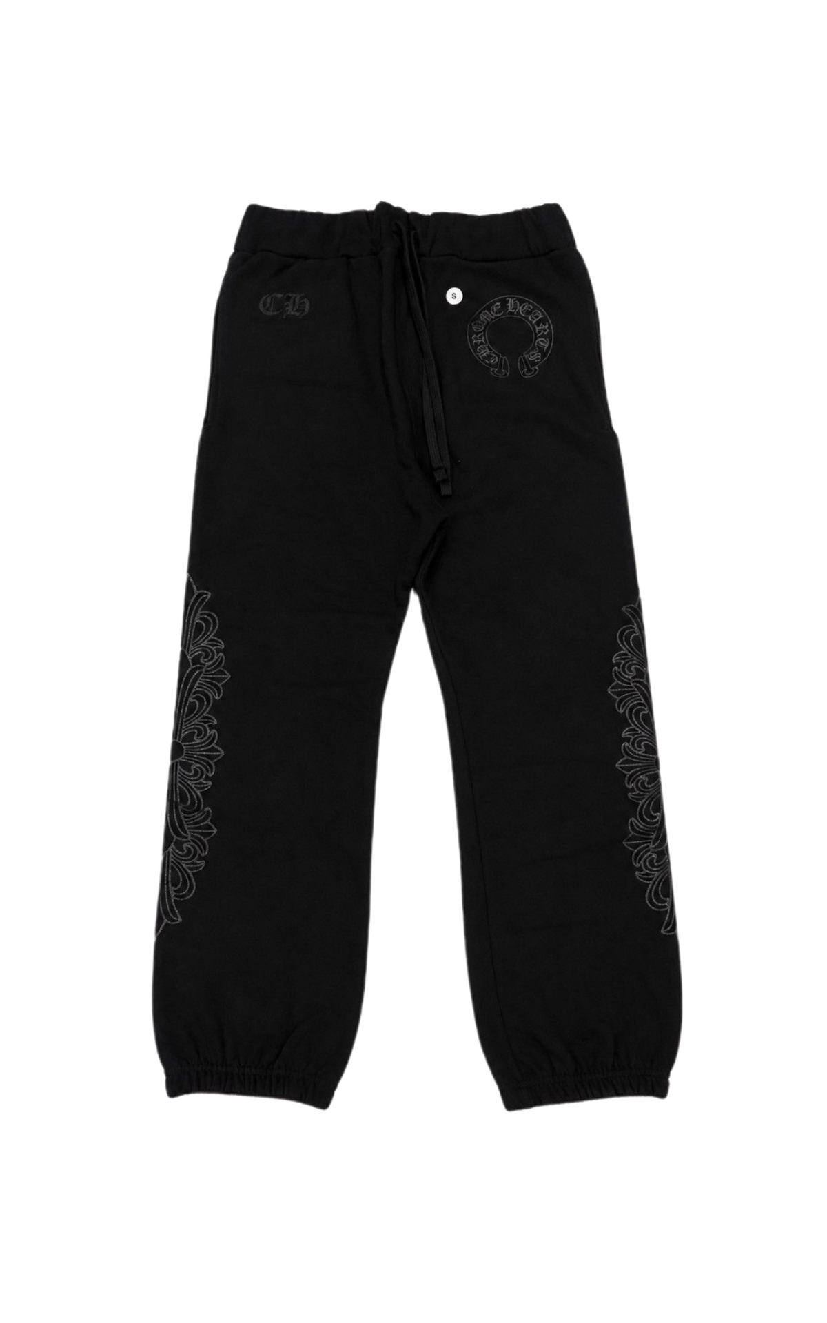 Chrome Hearts Floral Sweatpants Black/Black