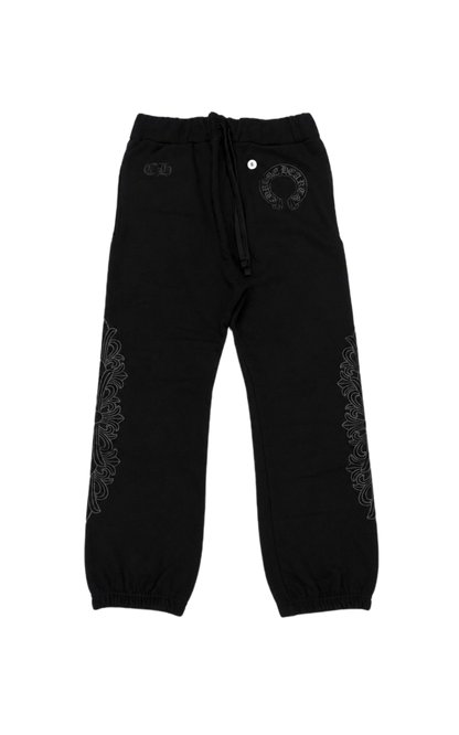 Chrome Hearts Floral Sweatpants Black/Black
