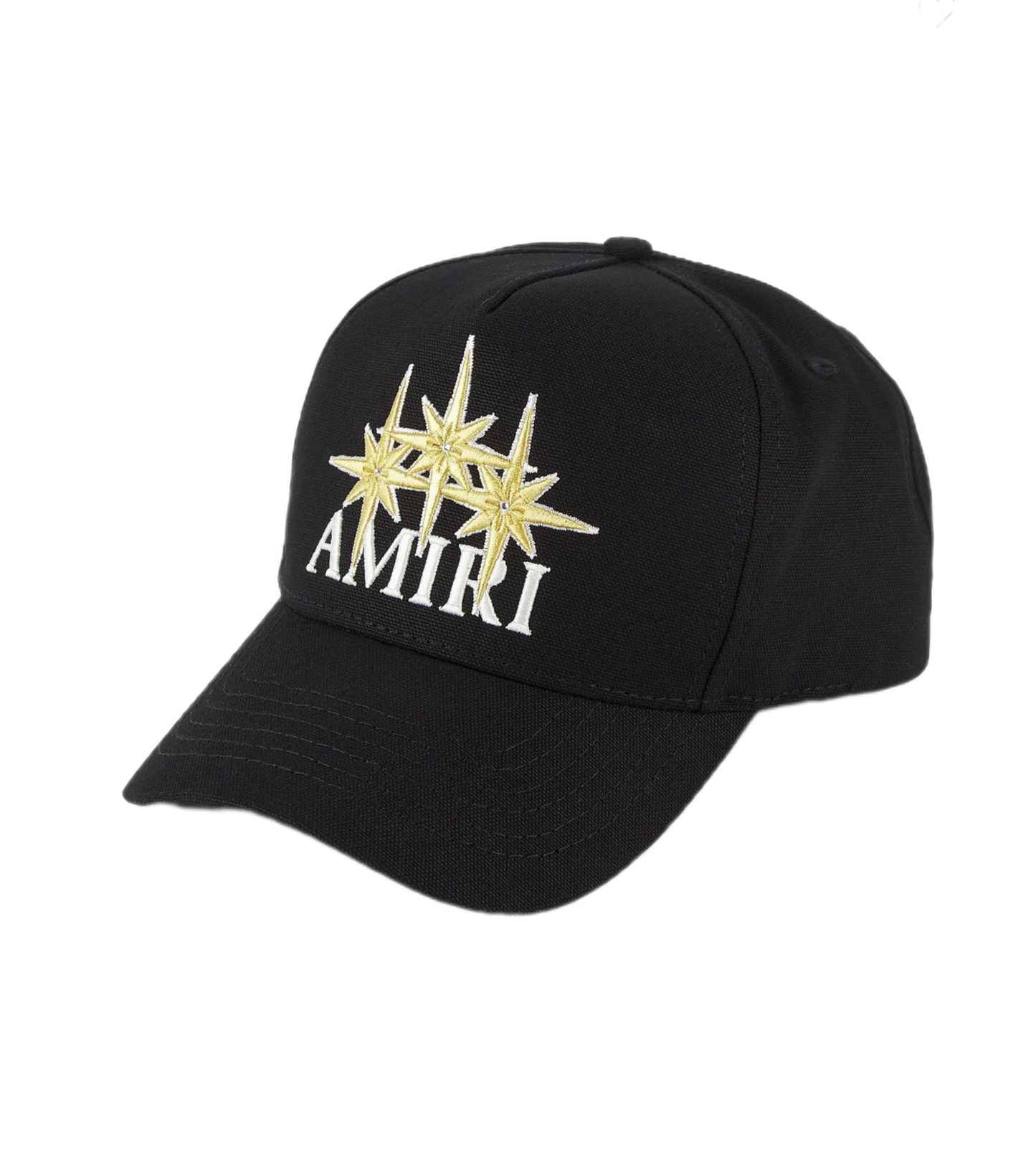 Amiri Starburst Canvas Baseball Hat Black/Yellow