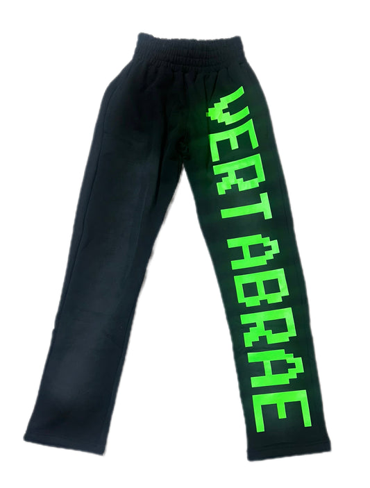 Vertabrae Sweatpants Black/Green
