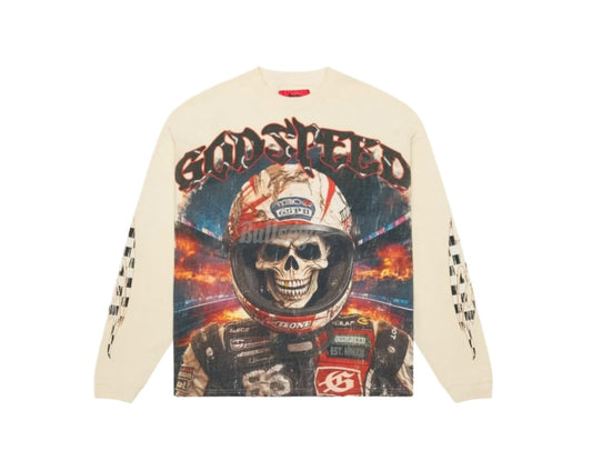 Godspeed Racer Goldie Long Sleeve Bone