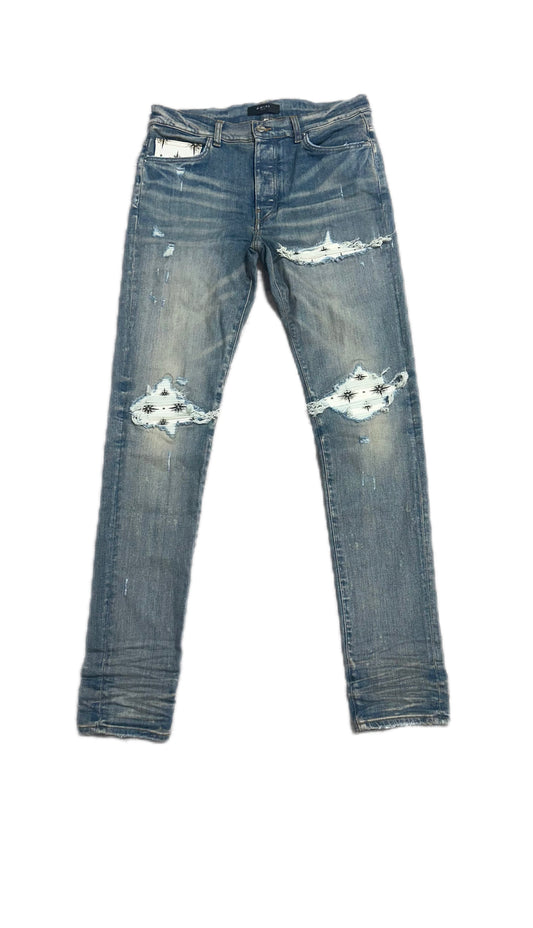 Amiri Jeans Blue MX1 Micro Starburst Patch