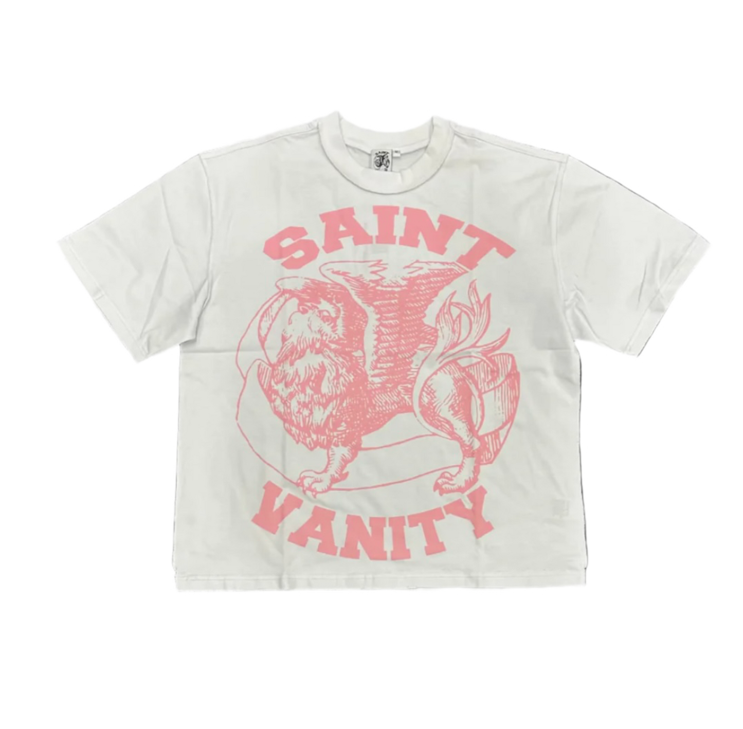 Saint Vanity Griffin T-Shirt White/Pink