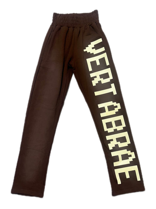 Vertabrae Sweatpants Brown/Cream