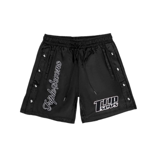 Triple Seven Nylon Shorts Black