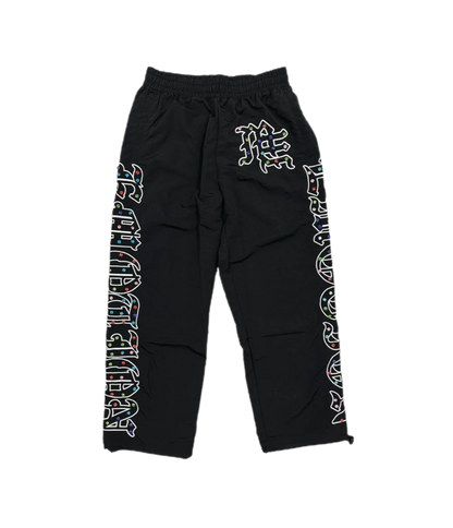 Mixed Emotion Rhinestone ME Nylon Set Black