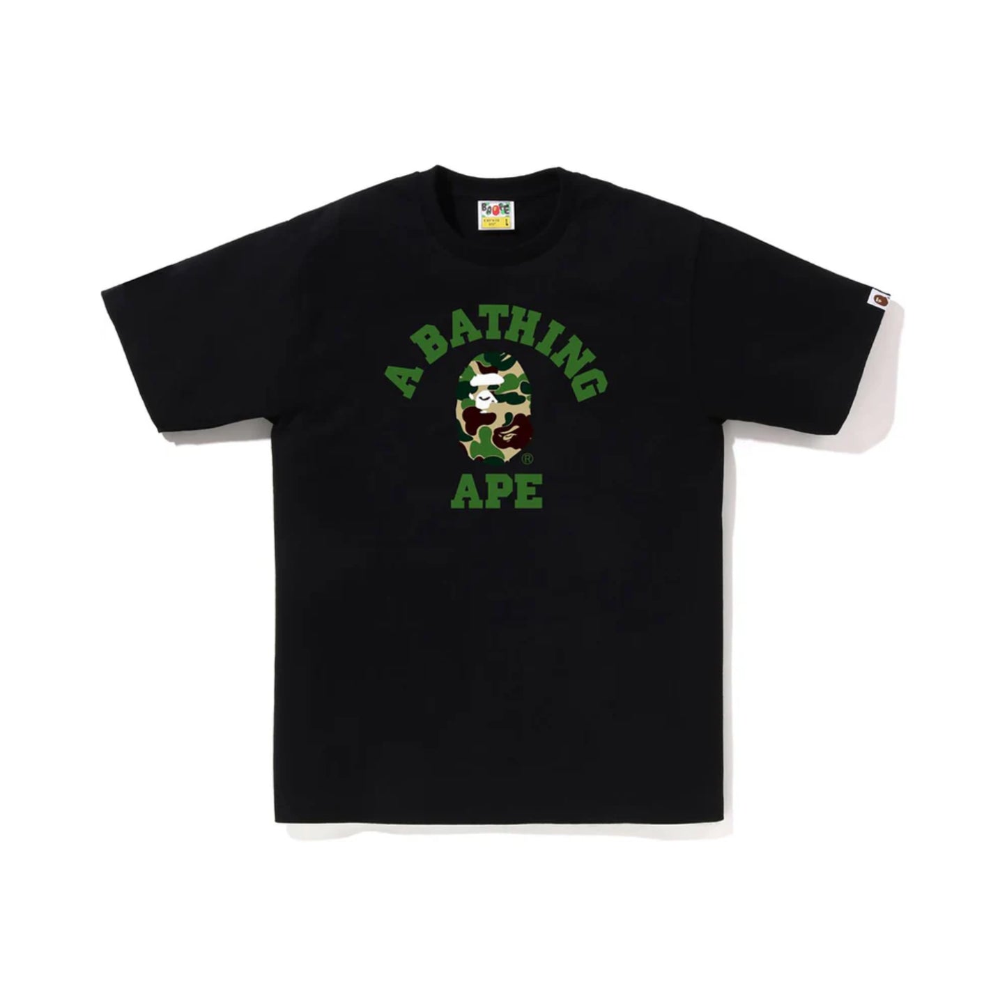 Bape A Bathing Ape ABC Camo College T-Shirt Black/Green