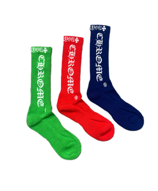 Chrome Hearts Fuck You Socks Multi