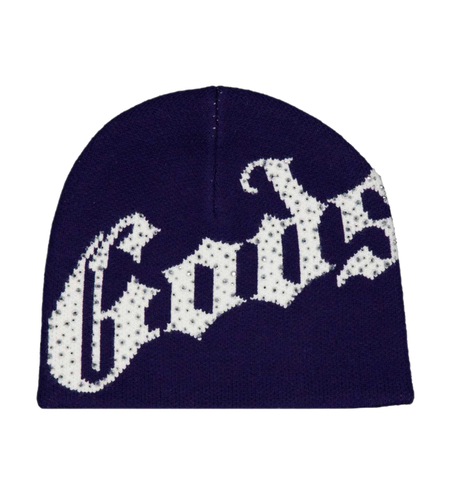 Godspeed OG Logo Studded Beanie Navy/White