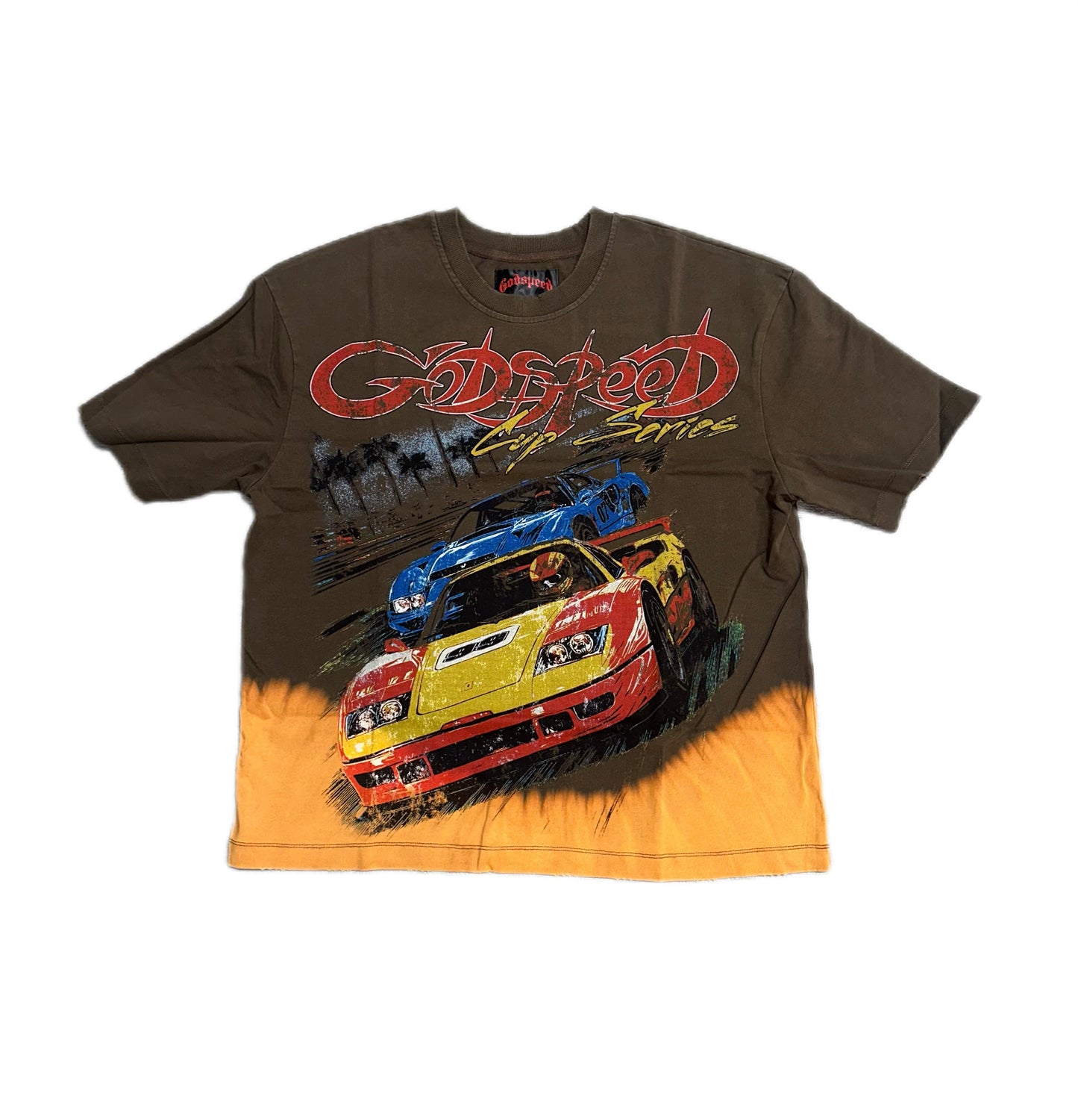 Godspeed For The Win T-Shirt Brown