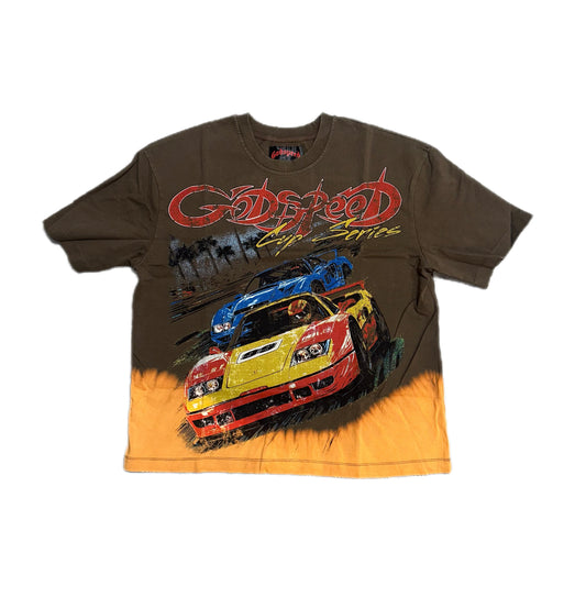 Godspeed For The Win T-Shirt Brown
