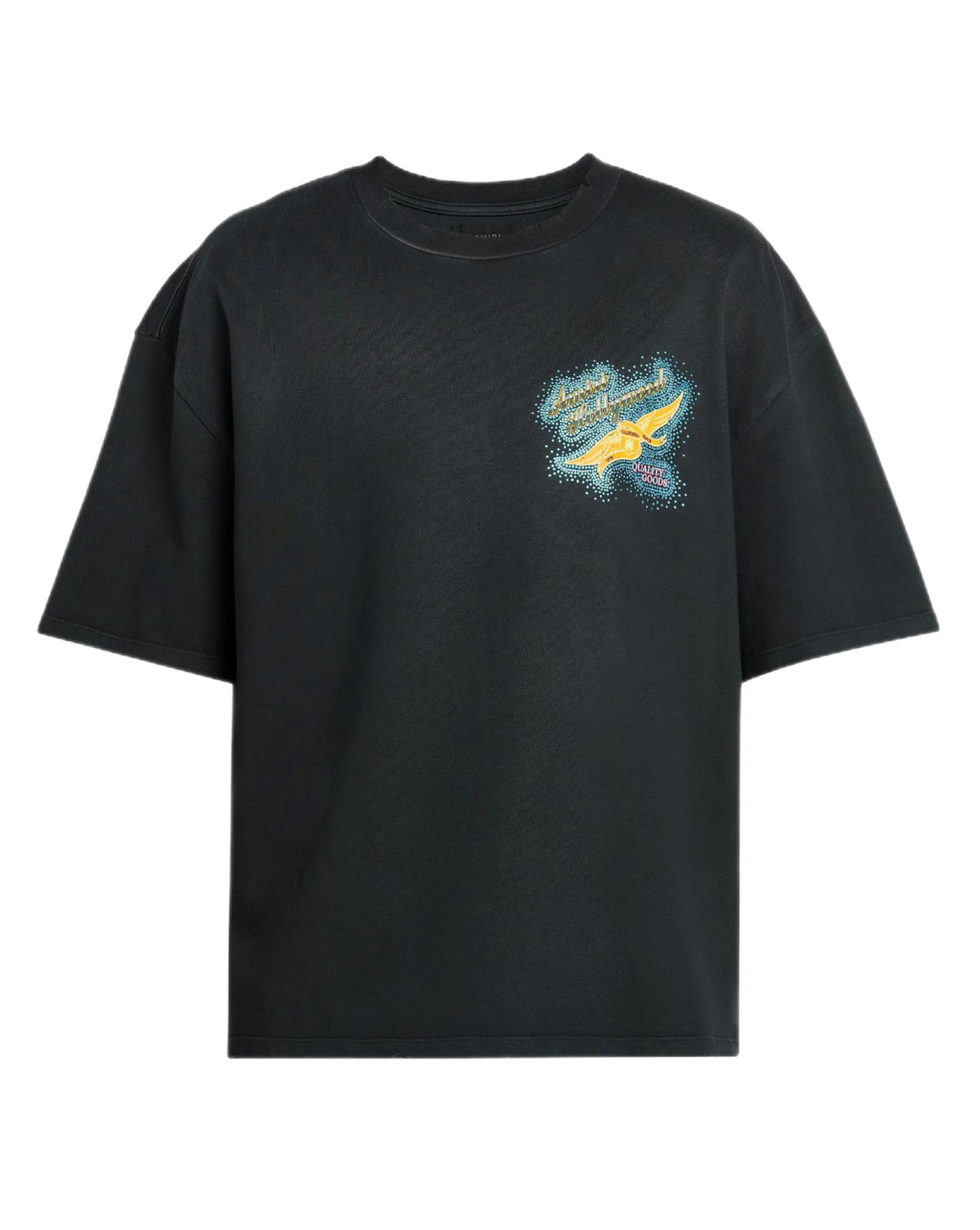 Amiri Cyrstal Amiri Wings T-Shirt Black