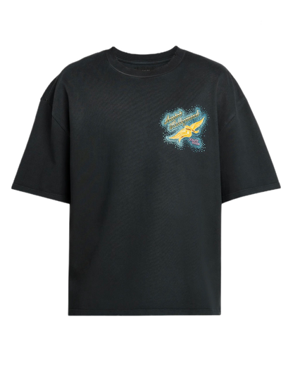 Amiri Cyrstal Amiri Wings T-Shirt Black