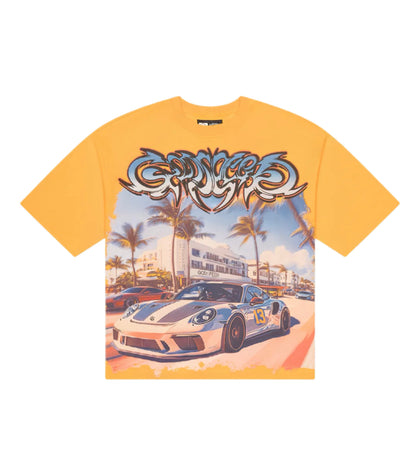 Godspeed Car Meet Miami T-Shirt Yellow
