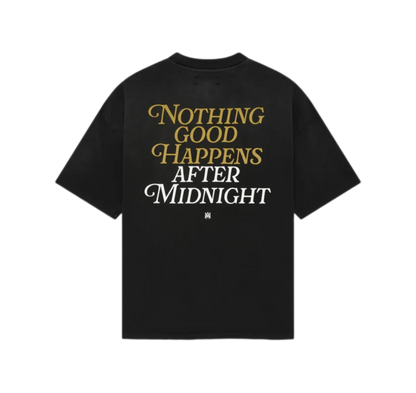 Amiri Nights Oversized T-Shirt Black
