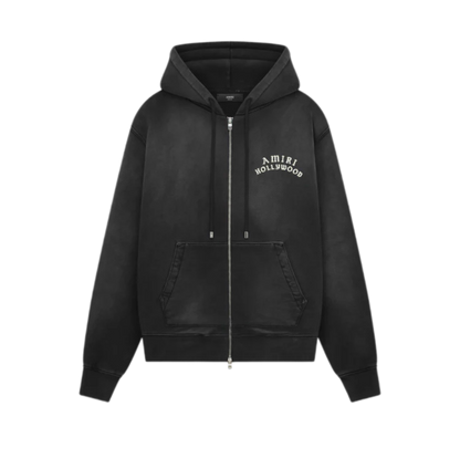 Amiri Hollywood Zip-Up Black