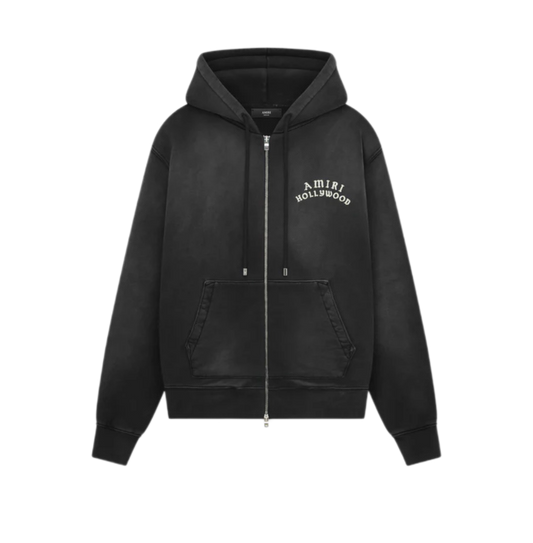 Amiri Hollywood Zip-Up Black
