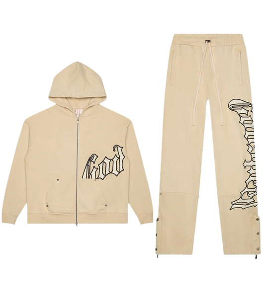 Godspeed OG Logo Sweatsuit Cream/Cream